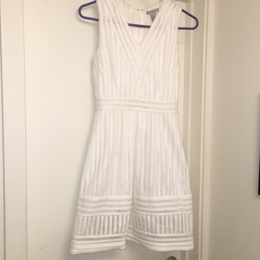 H&M White Eyelet Dress